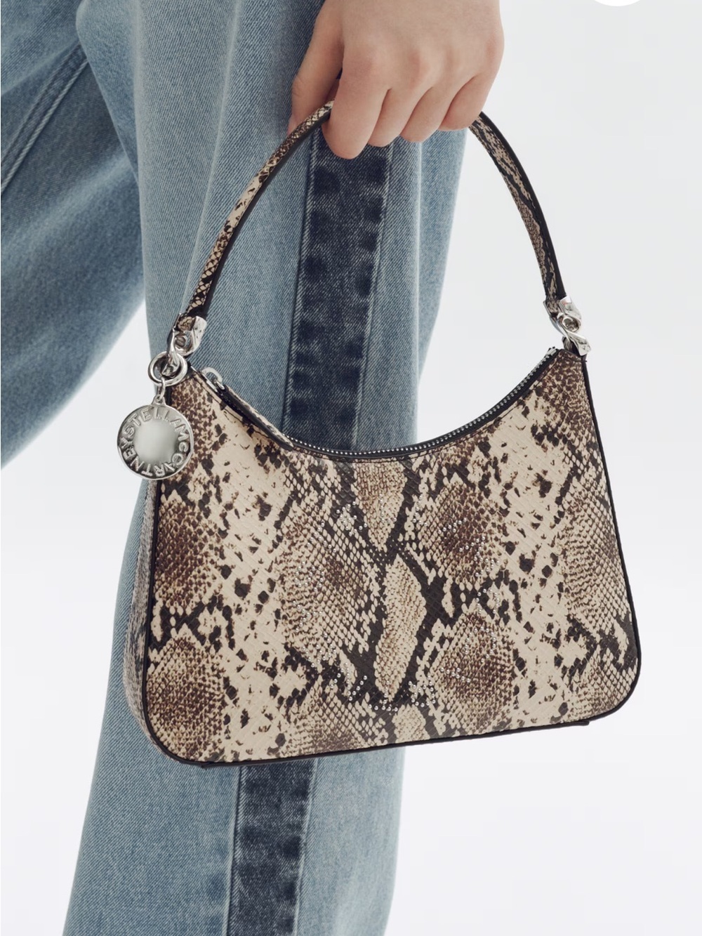 H&M x Stella McCartney Snakeskin Print Handbag NWT Rare Sold Out - Picture 4 of 7